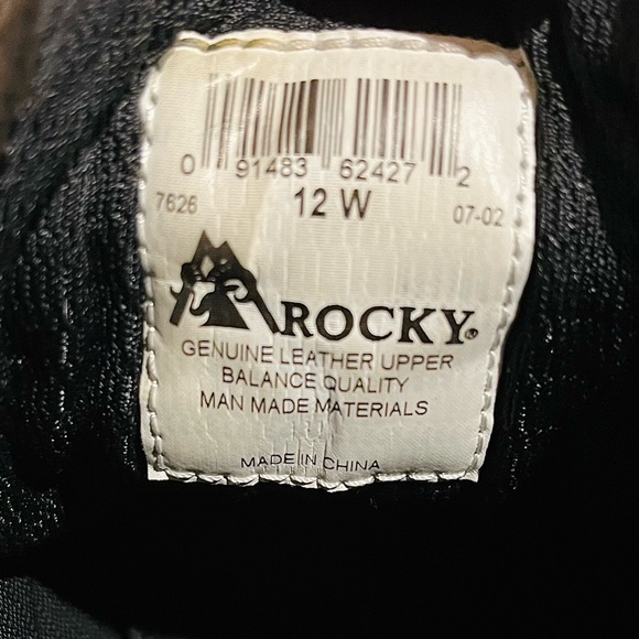 Men's Rocky Brown Leather Boots - Picture 10 of 10